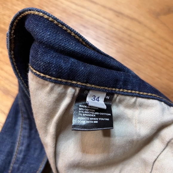 Oliver‎ Logan Jeans Crosby Relaxed Taper Slow Denim Women 38X26 (Tag 34) Raw Hem - Picture 6 of 11